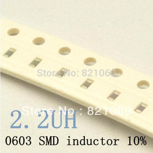 0603 2.2UH 10% Multilayer Chip Inductors (100Pcs/Lot)
