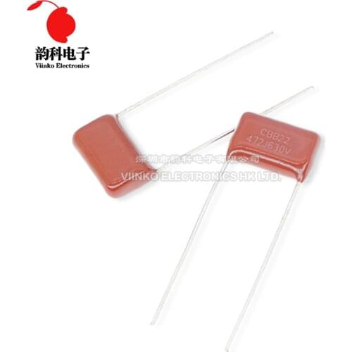 10pcs CBB Polypropylene film capacitor pitch 10mm 4.7nF 472 630V