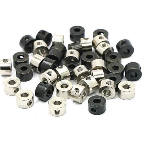 100PCS M3 Round Nuts With Side Hole Rust Lock Buckle Nuts Rust Proof Ni-plated/Black Zinc Ni-plated