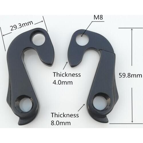 2pc Bicycle gear rear derailleur hanger dropout For trek #301608 TREK Transport TREK 2014 Hybrid Dual sport bicycle carbon frame
