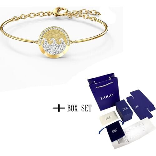 2020 Fashion High Quality Gold Water Wavy Bohemia Chain Women Bracelet