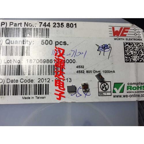 744235801 WE-CNSW 1812 1.3UH 800R 1A 125V