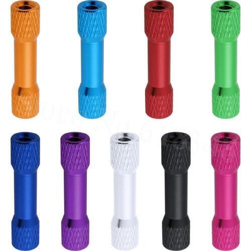 8PCS M3x25mm Aluminum Standoff Spacer Female-Female For RC Multicopter FPV Drone