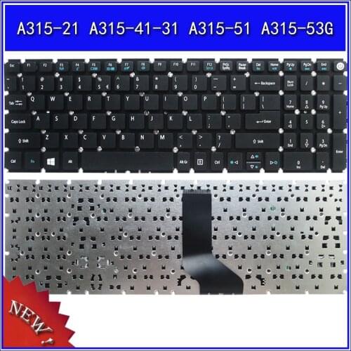 Laptop Keyboard For ACER Aspire 3 A315-21 A315-41-31 A315-51 A315-53G Notebook Replace Keyboard