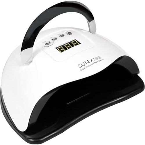 180W Nail Lamp SUN X7 MAX 57LED UV Lamp Phototherapy Nail Polish Dryer Lamp Auto Professional Lamp for Manicure