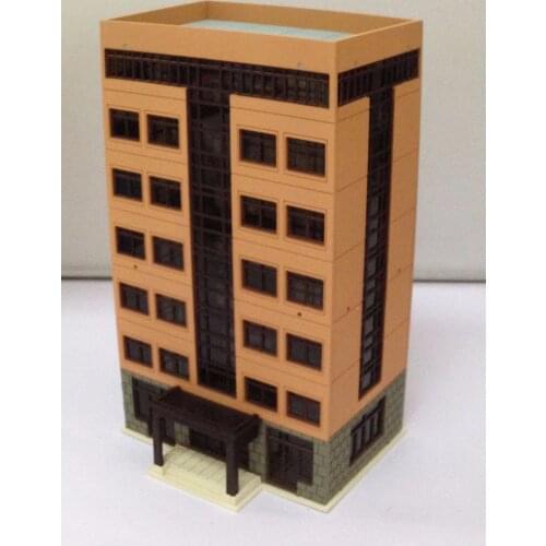 Outland Models Colored Modern City Building Grand Apartment N Scale Railway