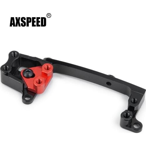 AXSPEED Aluminum Alloy Steering Servo Mounting Bracket for Axial SCX10 II 90046 1/10 RC Crawler Car Truck Upgrade Parts