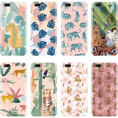 Phone Case For One Plus 7 7 Pro 6 6T 5 5T 3 3T Soft Silicone Leopard Tiger Back Cover For OnePlus 7 7 Pro 6 6T 5 5T 3 3T Case