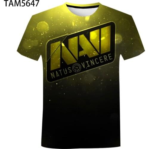 Natus Vincere New 3D Printed T-Shirt Summer Mens Womens Fashion Childrens Short Sleeve Casual Oversize Top Wholesale