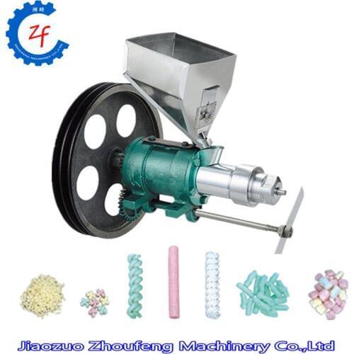 2018 new corn puffed food extruder output 10-15kg/h maize rice puffing machine corn puff extruding machine with 7 molds