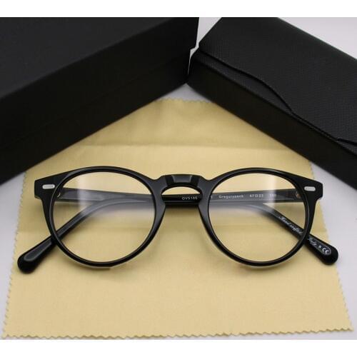 2018 NEW OV5186 Eyeglasses Frames Men Women high quality round vintage prescript glasses optical computer eyewear reading oculos