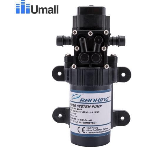 Submersible Water Pumps FL-2203 12V Micro Electric Sprayer Diaphragm Water Pump Self-priming Booster Pump