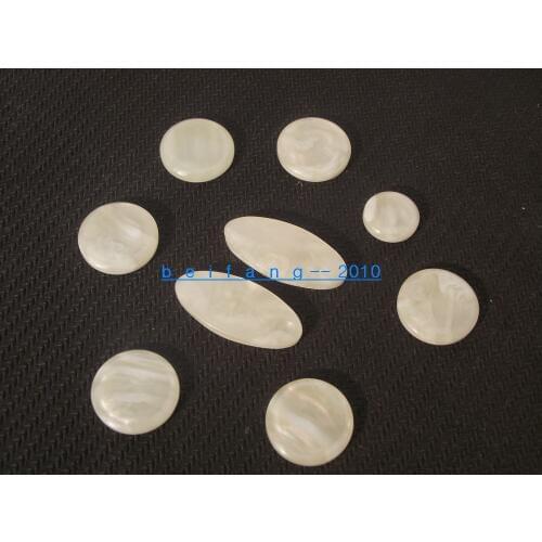 Saxophone mother of pearl key buttons inlays