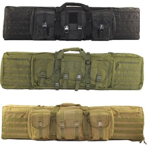 36 47 Inch Rifle Gun Bag Case Backpack Double Rifle Airsoft Bag for M4a1 AR15 Outdoor Shooting Portable Bag Hunting Accessories