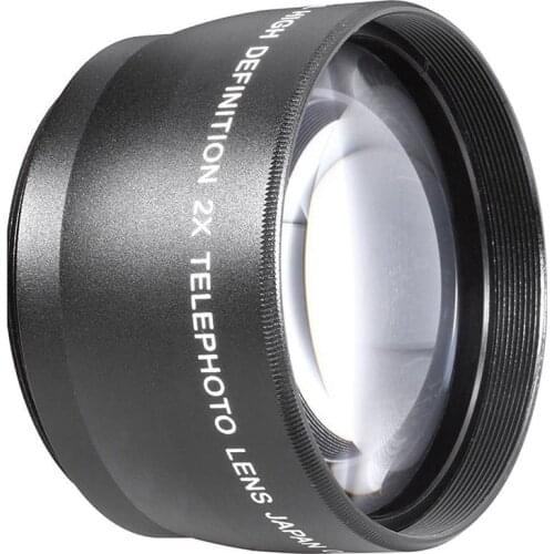 55mm 2X Telephoto Lens Teleconverter for Canon Nikon Sony Pentax 18-55mm