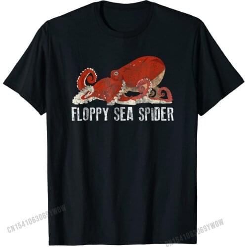 Funny Octopus Shirt Floppy Sea Cool Gift Slim Fit Student T Shirts Cotton Tops T Shirt Casual Mens Short Sleeve Tee Shirt
