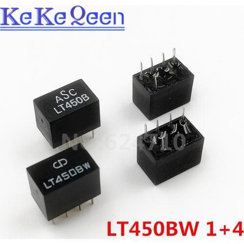 10PCS LT450BW LT450B LT 450BW LT450 450 1+4 5Pin DIP-5 455KHz ceramic filter For communication Signal relay
