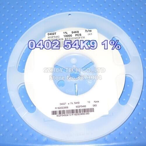 10000Pcs 0402 0R 5％ 1/16W HJ0402-0R New and origianl