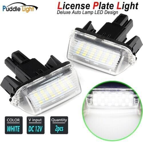 2 Pcs Rear License Plate Light Lamp For TOYOTA VERSO EZ YARIS CAMRY COROLLA AURIS AVENSIS PROACE PRIUS VIOS SAI RACTIS CANBUS