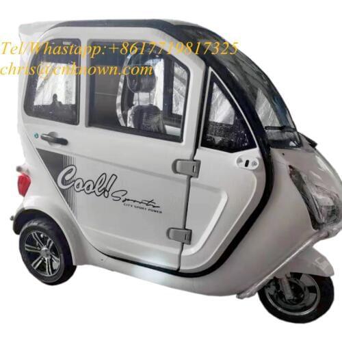 3 Seaters Mini Electric Tricycle for Adults Vehicle Tuk Tuk Car Family Mobility Scooter Free Shipping