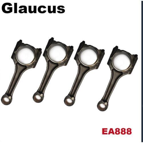 4 PCS EA888 connecting rod conrod con rod for Audi A3/S3 VW Golf GTI R MK7 1.8T 2.0T 1.8 2.0 TSI