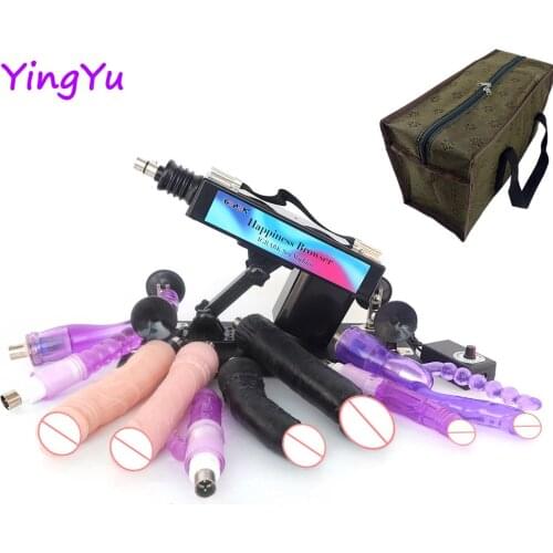 Automatic Vibartor Sex Machine Vagina Cup Sex Toys Dildo for Woman Adult Sex Product Vibrator Masturbator for Men With handbag