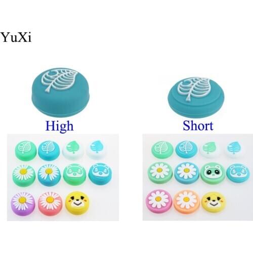 Animal Crossing Secretary Puppy Dog Isabelle Thumb Stick Grip Cap Joystick Cover For Nintend Switch Lite Joy-Con Controller Case