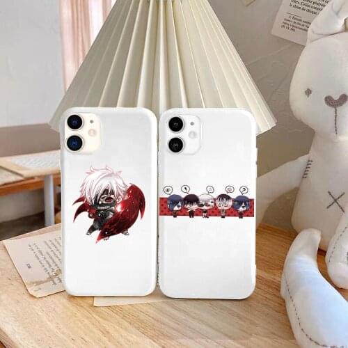 Japan Anime Tokyo Ghoul Phone Case for IPhone 12 11 Pro Max XR X XS MAX 7 8 6S Plus SE 2020 Soft Silicone Shockproof Back Cover