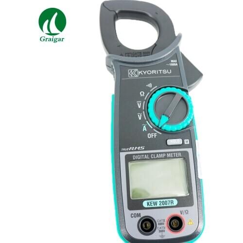 KYORITSU 2007R Digital AC Clamp Meter Fully Safety Jaw Accurate Reading with True RMS