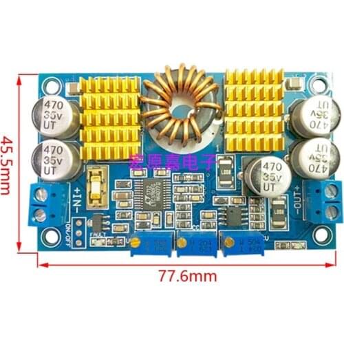 DC-DC LTC3780 Automatic Buck-boost Solar Vehicle-mounted Stabilized Constant Current Power Module Ultra-thin Type