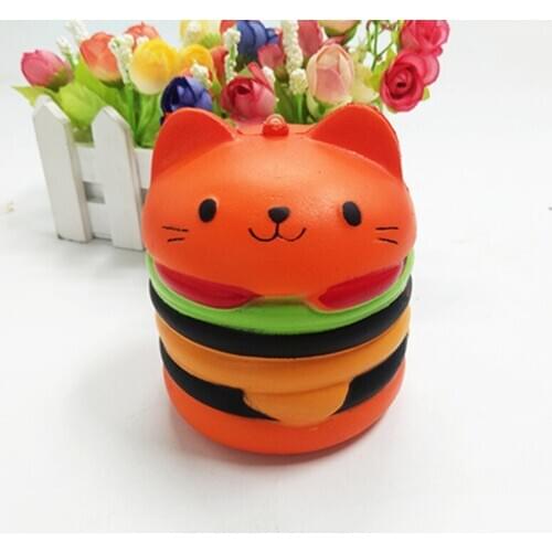 Jumbo Squish Soft Slow Rising Stretchy Squeeze Kawaii Strawberry Three Layer Cake Pressure Reliever Child Kid Toys Birth Gifts