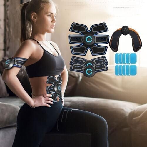 Electric muscle stimulator EMS hip hip trainer wireless abdominal ABS stimulator fitness massager for slimming