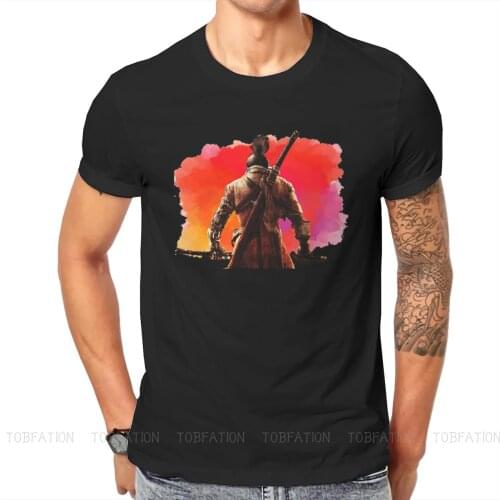 Shinobi Artwork Fashion TShirts SEKIRO Shadows Die Twice Male Style Pure Cotton Streetwear T Shirt O Neck Big Size