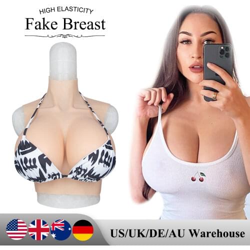 SHMCOFE Realistic Silicone Breast Forms Fake Boobs Enhancer Tits For Transgender Shemale Drag Queen Cosplay Crossdresser