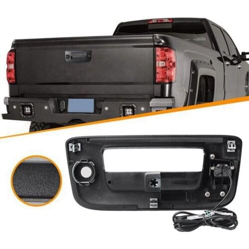 Novel-Vehicle Tailgate Handle Backup Camera Reverse Rear View Cameras Replacement for Chevrolet Silverado GMC Sierra 2007-2013
