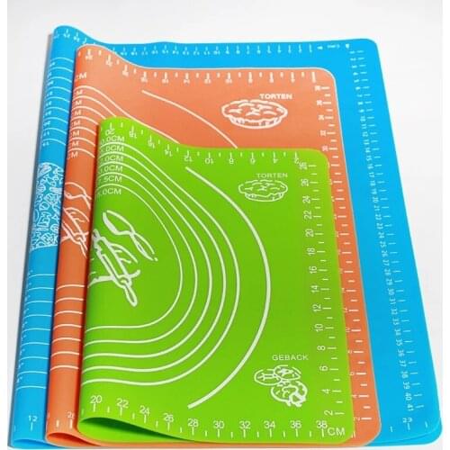 Baking Mat Big Size Non-Stick Silicone Pad Baking Sheet Glass Fiber Rolling Dough Tool for Making Confeitaria Noodle