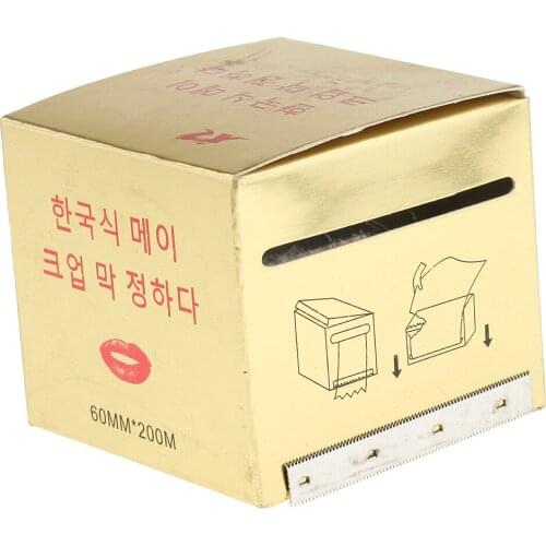 Cover Preservative Film Semipermanent Tattoos Eyebrow Eyeliner