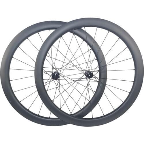 LIENGU 700C 45mm tubular asymmetric road bike disc carbon wheels 25mm wide bicycle rims DT350 straight pull center lock hubs