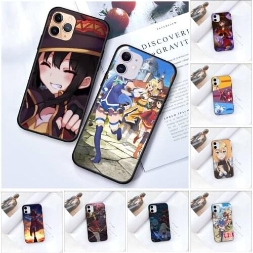 Zororong Fashion Novel Konosuba Phone Case For iPhone 12 Mini 11 Pro XS Max X XR 7 8 Plus
