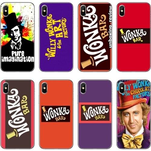 Soft cover case Willy Wonka Bar Chocolate For Samsung Galaxy J8 J7 J5 Prime pro J3 A3 A5 A7 2018 2017 2016