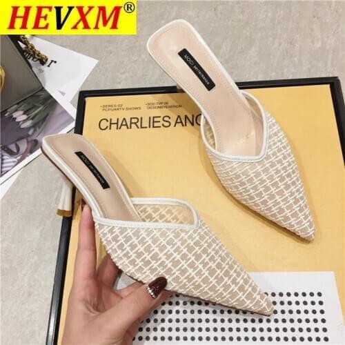 High Heels Bling Mules Sandals Women Summer Shoes Fashion Spike Heel Jelly Slides Holiday Casual Shoes Mixed Color Women Shoes