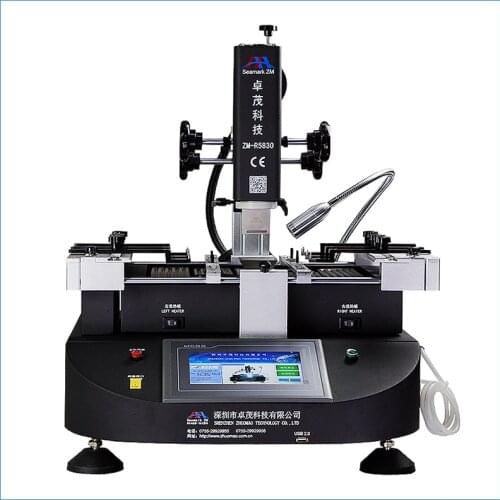 Original Factory Hot Air BGA Rework Station ZM-R5830 3 Zones Soldering And Desoldering Reballing Machine PCB Board Repair