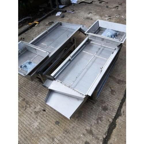 Food Sieve Machin Vibrating Electric Screen Electric Shock Electrostatic Large Granular Material Screening Machine 40cm