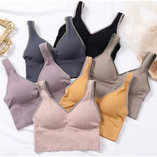 UMKA Hot Fashion Womens Club Tank Tops Solid Strappy Sleevless Camisoles Tube Crop Top Bralette Casual Sexy Ladies Summer Tanks