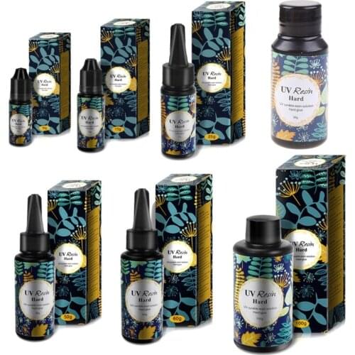Hard Type UV Resin Ultraviolet Curing Resin Sunlight Activated Resin Art Crafts R2LE