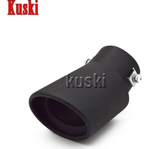 Universal Chrome Stainless Steel Automobiles Car Rear Round Exhaust Muffler Tip Modified Car Tail Throat Liner pipe Accessories