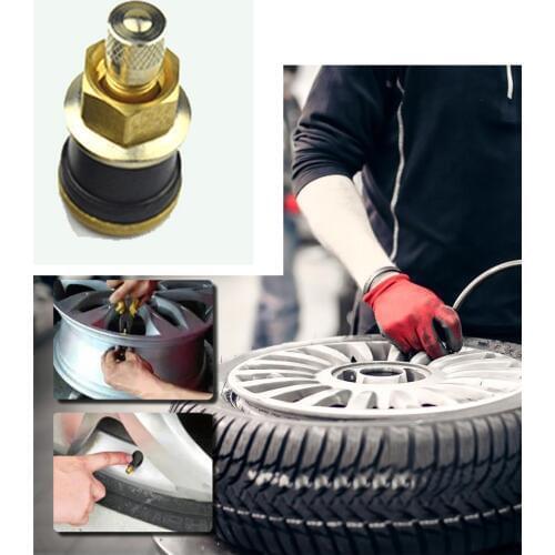 Universal TR575 Straight Brass Truck Tire Valve Stem Car Tighten Up Tubeless Tire Valve Stem