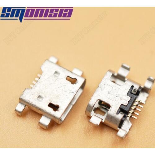 Smonisia 100pcs 100% New Micro USB 4fOOT 5Pins Tail charge Jack for coolpads 8722