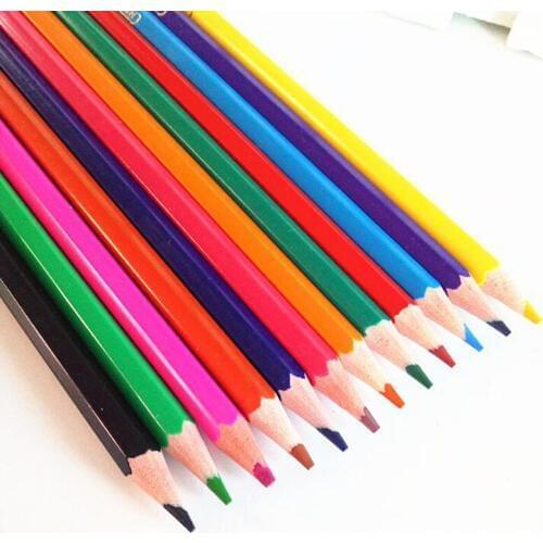 12pc Colored Pencil School Office Supplies Drawing Painting Colors Pencil Artist Supplies Non-Toxic Sketch Color Pencil 12 Color