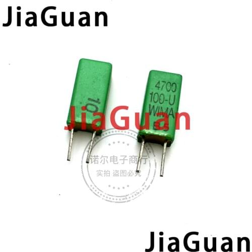 20pcs NEW green WIMA FKP02 0.0047uF/100V P2.5MM audio film capacitor fkp02 472/100v FKP2 100V 4700PF 100V472